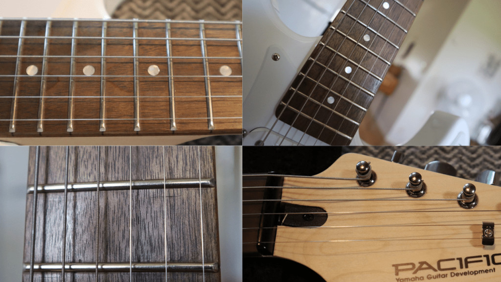 photo displays some Yamaha Pacifica 012 finish issues