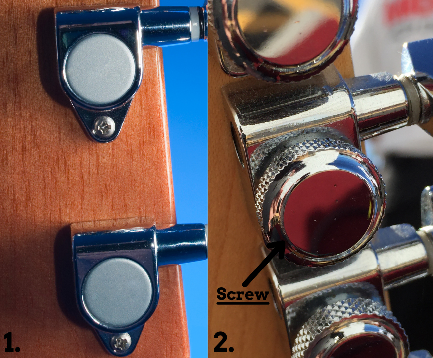 photo reveals looks of regular tuners vs locking tuners