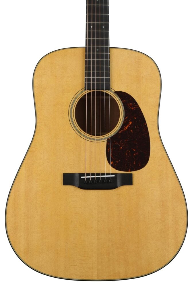 image showing Martin D-18 Acoustic Guitar finished in Natural