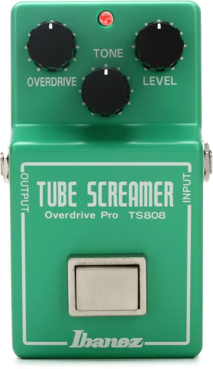 image shows Ibanez TS808 Original Tube Screamer Overdrive Pedal
