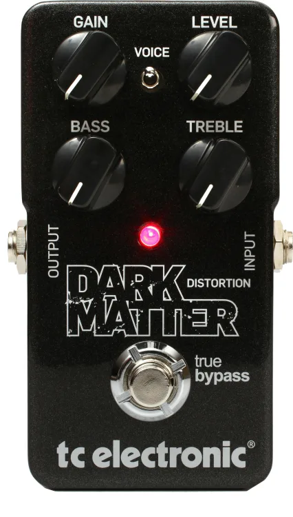 image shows TC Electronic Dark Matter Distortion Pedal