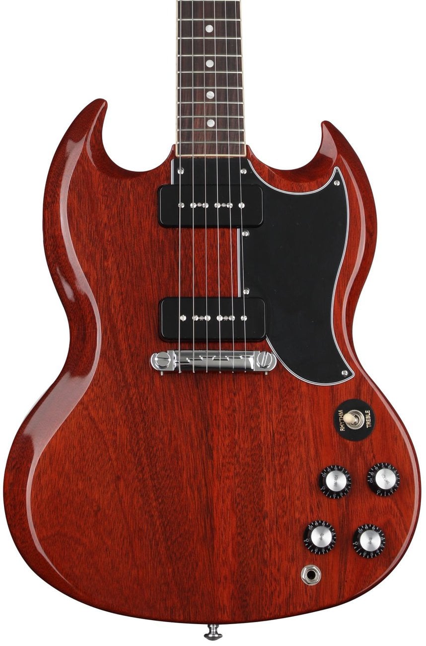 image shows Gibson SG Special in Vintage Cherry
