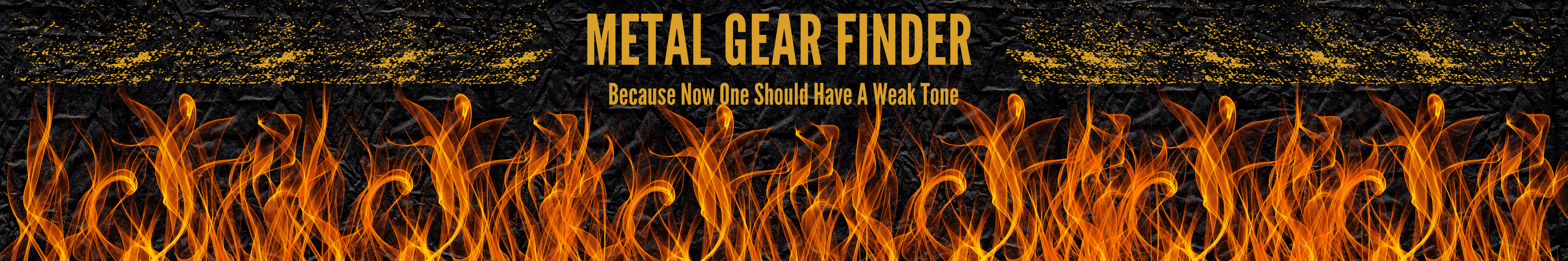 Metal Gear Finder Banner